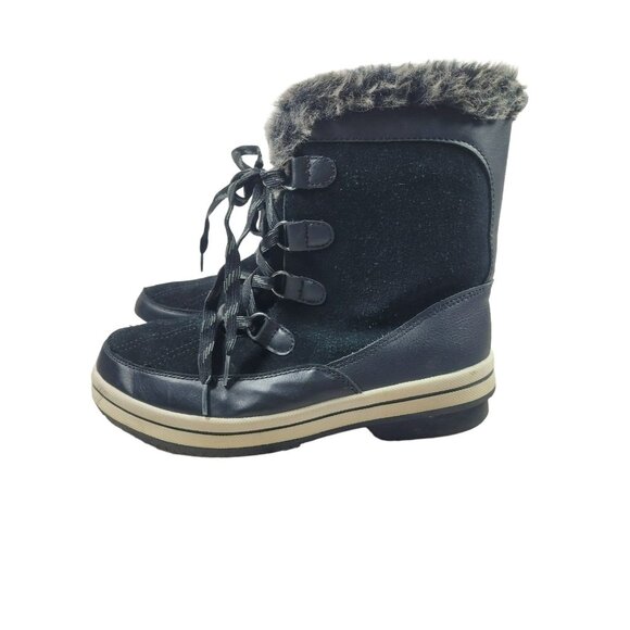 Universal Thread 'Ellysia' Micro-Suede Snow Boots Women's Size 10W - Picture 1 of 6